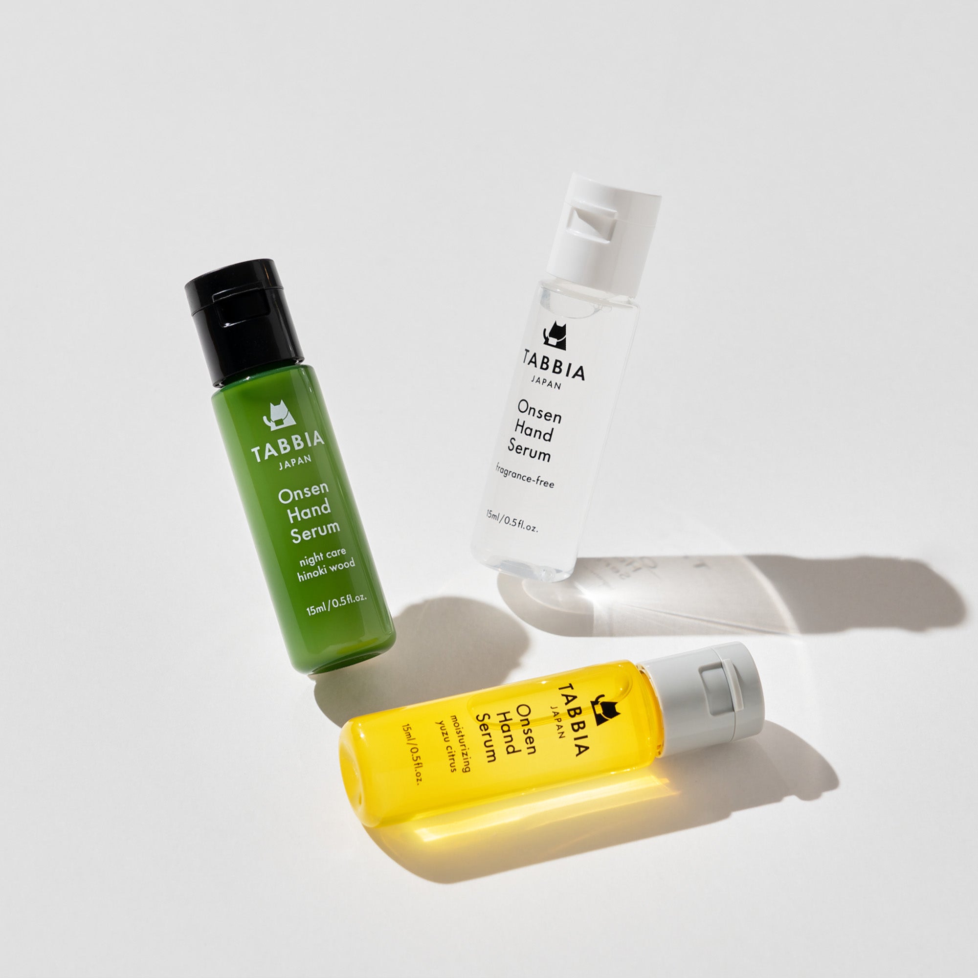 TABBIA 温泉ハンドセラム 15ml 3本セット 巾着付き| ベタつかない