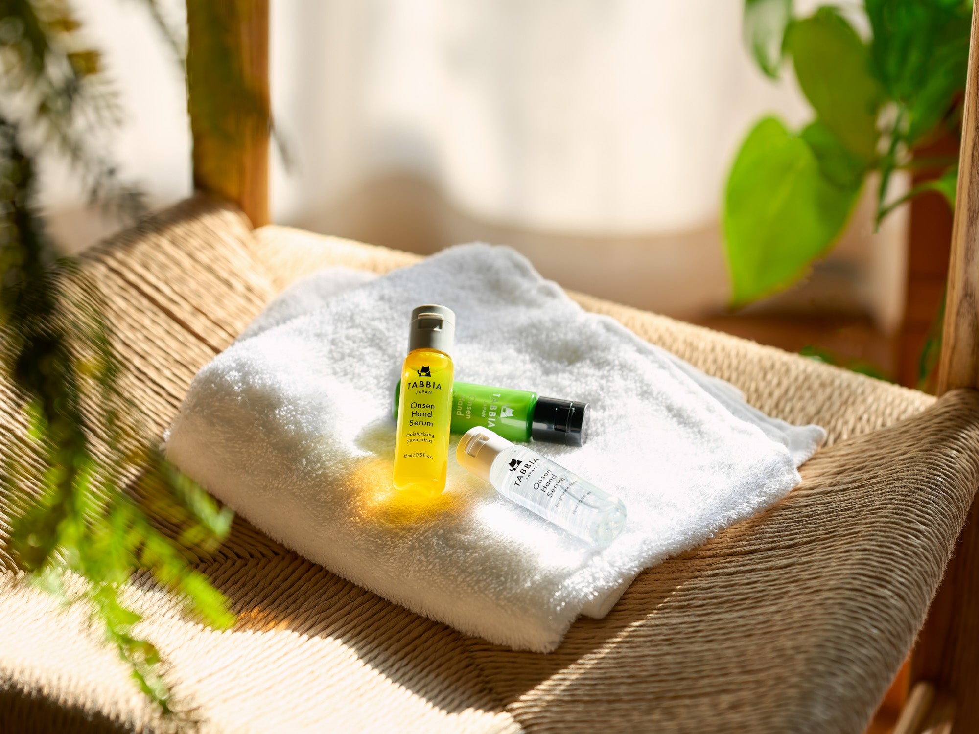 Onsen Hand Serum Set with Drawstring Pouch