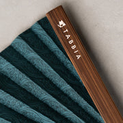 Japanese Folding Fan: Nami Tatewaku