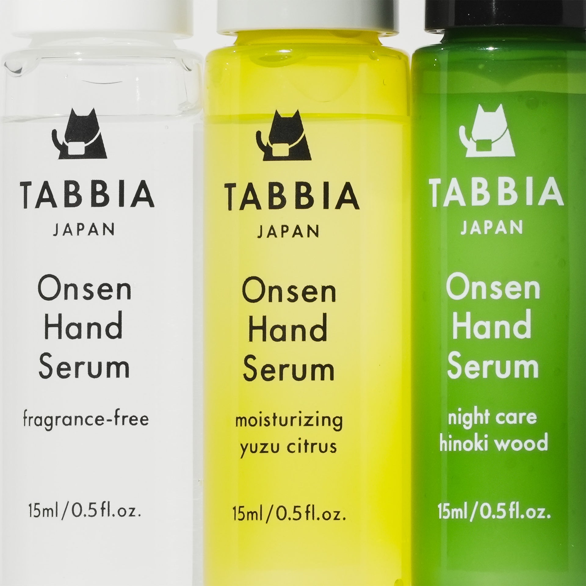 TABBIA温泉ハンドセラム 3色ボトルアップ