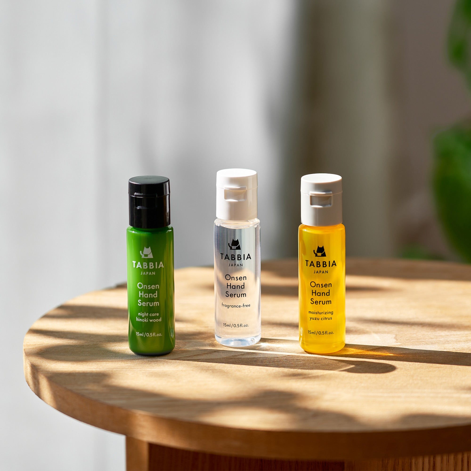 TABBIA 温泉ハンドセラム 15ml 3本セット 巾着付き| ベタつかない