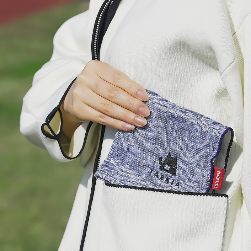 今治タオル　デニム風ハンカチ