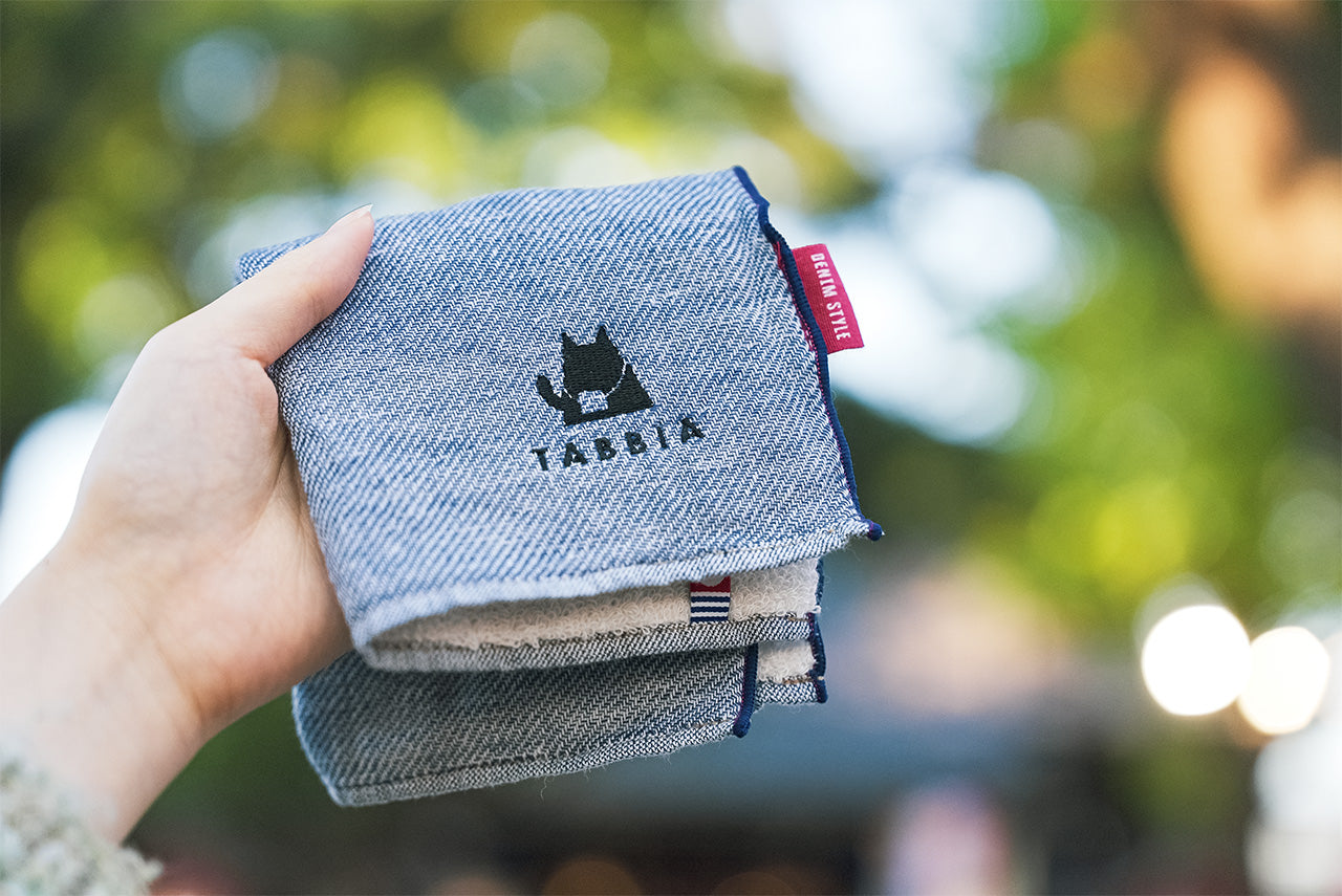 TABBIA 今治タオル デニム風ハンカチ | 日本製 ギフト
