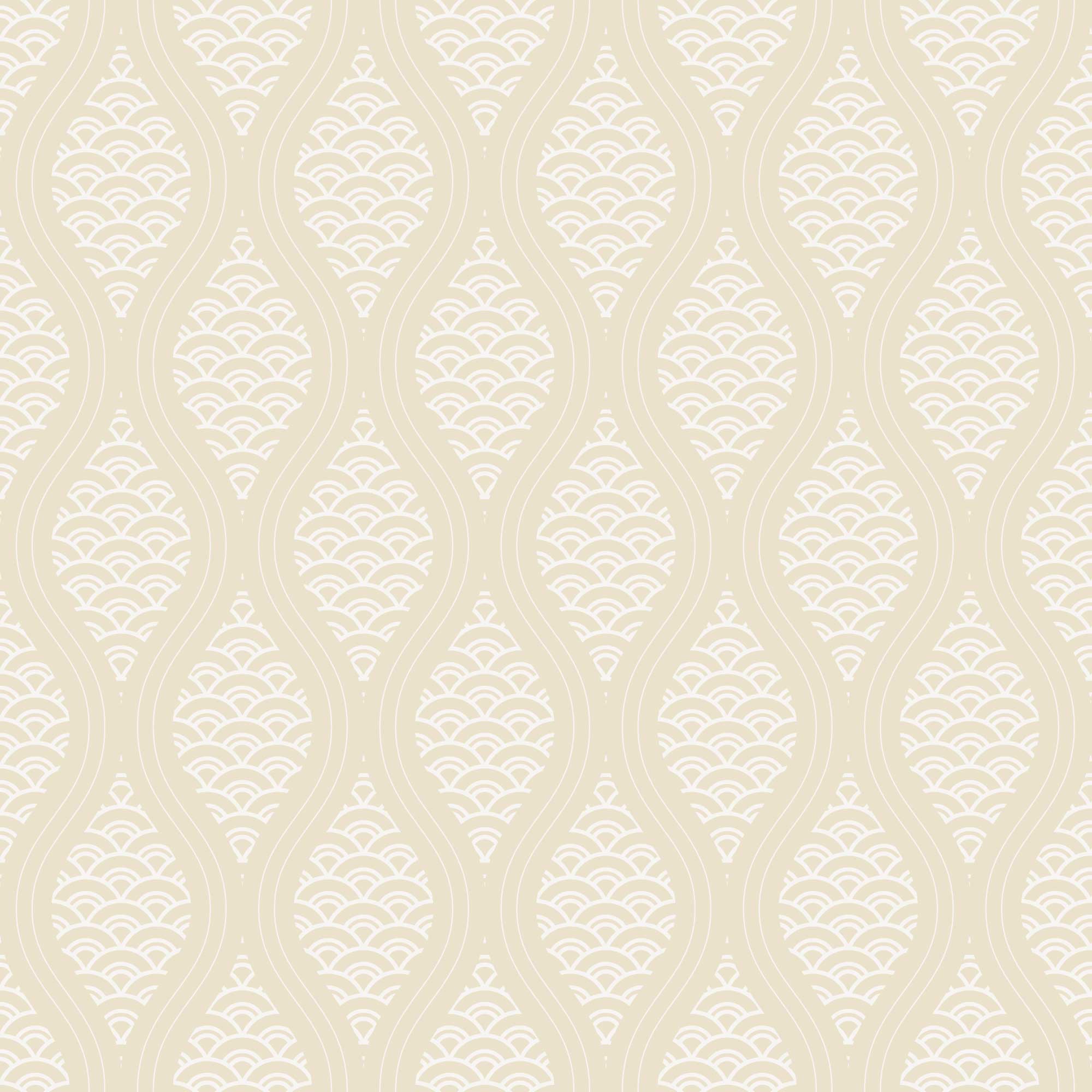 Japanese Folding Fan: Nami Tatewaku